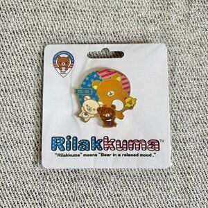 Rilakkuma & Friends USA Tour Enamel Pin NWT